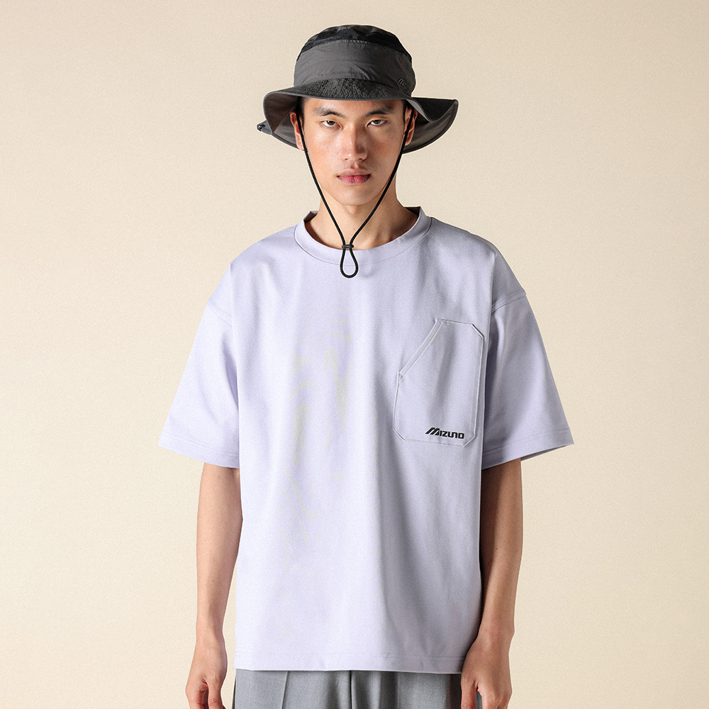 Mizuno Heavy Ounce T Shirt Chaussures sportstyle Thistle FemmeHommee TailleXXL